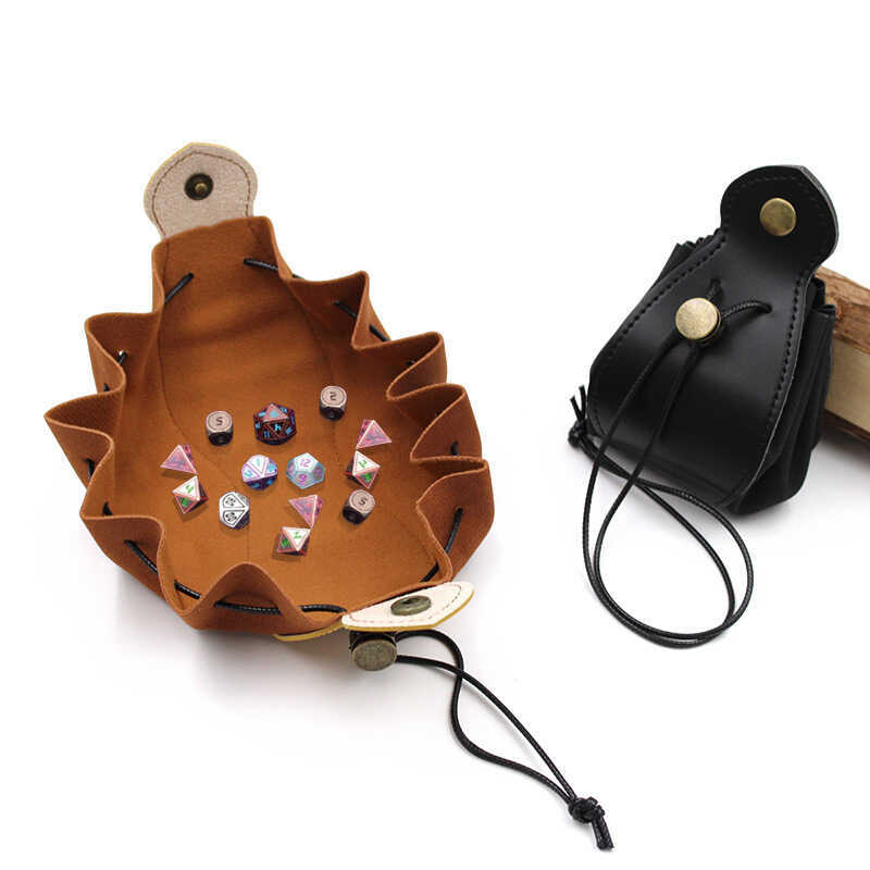 Retro Drawstring Dice Bag Drawstring Dice Bag Dice Silent Tray Wenwan Jewelry Storage Bag