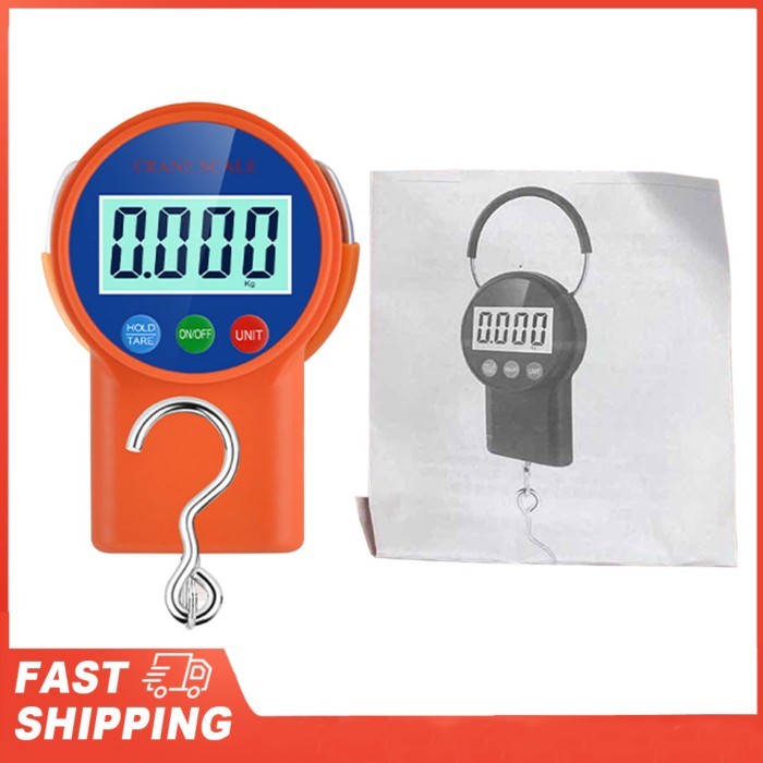 Digital Hanging Weight Scale High-Accuracy Portable Handheld Scales for Farm Fishing Workshop Home