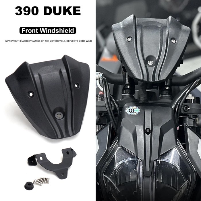 For 390Duke 390DUKE 390 Duke 390 DUKE 2024 New Motorcycle Accessories Windshield Windscreen Wind De