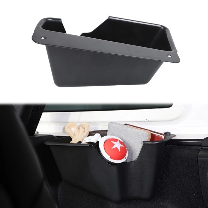 Doors Left Rear Trunk Storage Box Organizer Tray for Jeep Wrangler 2018-2023 JL JLU 4XE 4 Doors Car