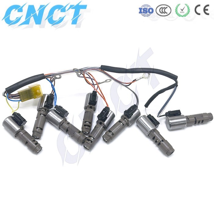 U760E 6-Speed Transmission Solenoid with Harness for ES350 RX350 RX370 2.5L 2.7L 3.5L Toyota Camry