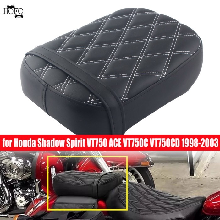 4 Style Rear Passenger Pillion Seat For Honda Shadow ACE 1998-2003 VT750 VT750C VT750CD
