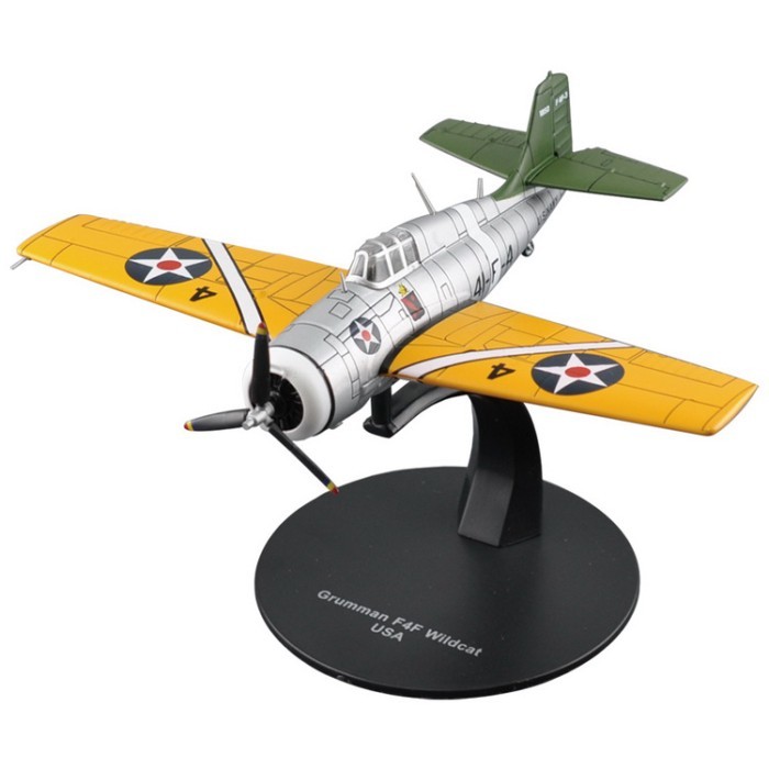 DeAGOSTINI Masterpiece Aircraft 1/72 No.86 American F4F Wildcat Fighter สําเร็จรูปโลหะผสมรุ่นยี่ห้อใ