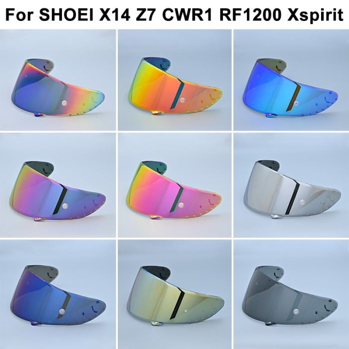 Motorcycle Helmet Lens Anti-UV PC Visor Lens Model Case for SHOEI X14 X-14 Z7 Z-7 X-Spirit 3 Full F