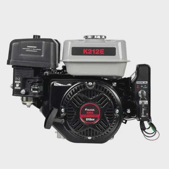 KLUOA New Engine 212cc 7.5HP 4KW High Speed Kart Gasoline Engine Kart Power