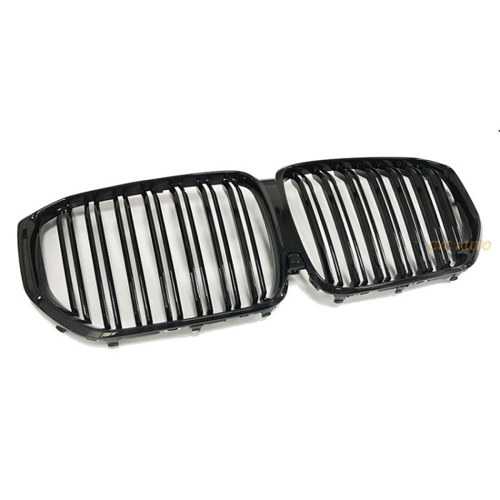 G05 X5M kidney single slat double line front bumper grille for BMW X5 G05 body kit 2018 2019 2020 2