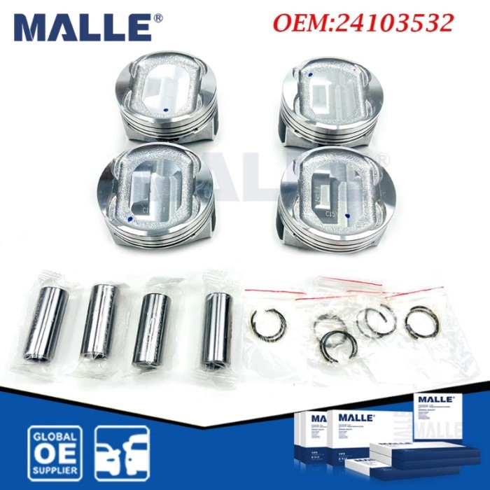 Engine Parts Pistons Set For GM Chevrolet Sail 3 1.5 L2B Auto Car Accessories 24103532 STD Piston P
