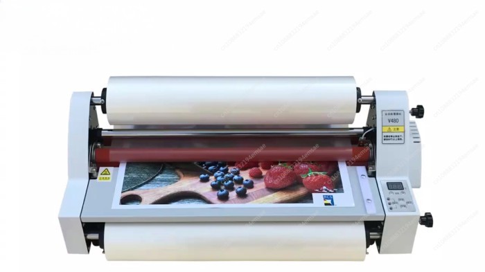 A3 SIZE Hot Roll Laminating Machine Electronic Temperature Control Singleroll Laminator V350 Film L