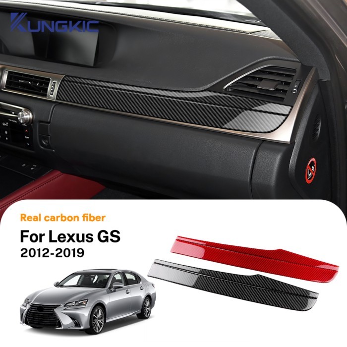 Real Soft Carbon Fiber For Lexus GS250 GS350 GS200t GS450h GS F 2012-2019 LHD RHD Car Co-pilot of C