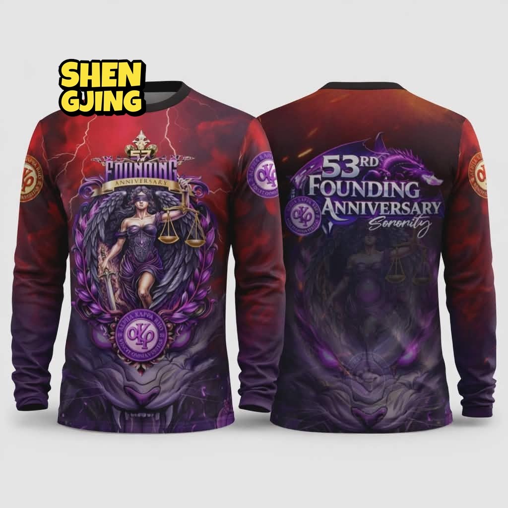 2026 ใหม่ 53nd ANNIVERSARY SKEPTRON Full Sublimation Dry-type TSHIRT AKP FRA Alpha Kappa Rho 1973 V3