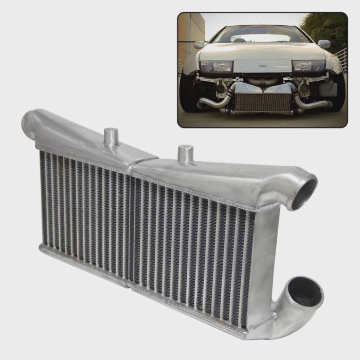 Front Mount Intercooler For Nissan 300ZX Twin Turbo Z32 VG30DETT 89-96