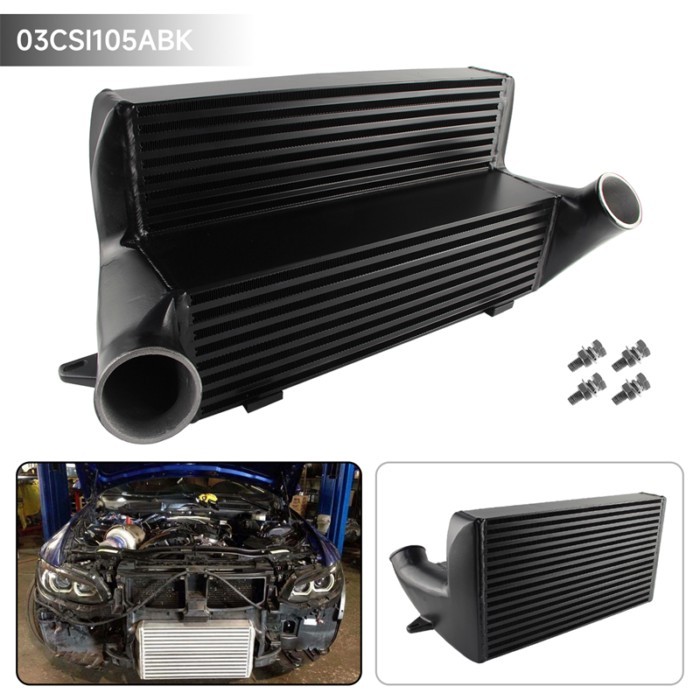 Performance Aluminum 7.5" Bar&Plate Intercooler for BMW 135i 335i 335is 335ixi 335 E82 E88 E90 E91