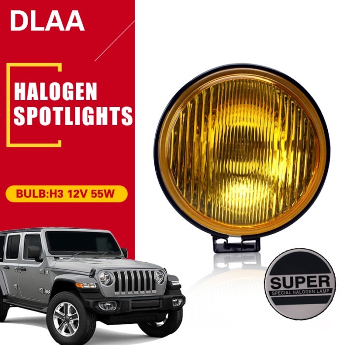 Truck/Lori Dual bulb Halogen Spotlight Sport Light 12V 55V 6inch Round COMET LA8020B H3 Fog Lamp Ak