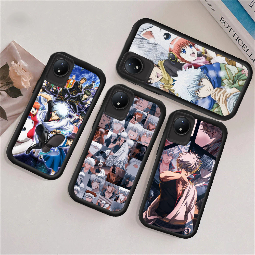 WA6 Gintama สําหรับ Hp ชุบ VIVO Y91 Y81s Y93 Y95 Y75 Y81 Y91C Y53s Y66 Y56 5G วัสดุ TPU