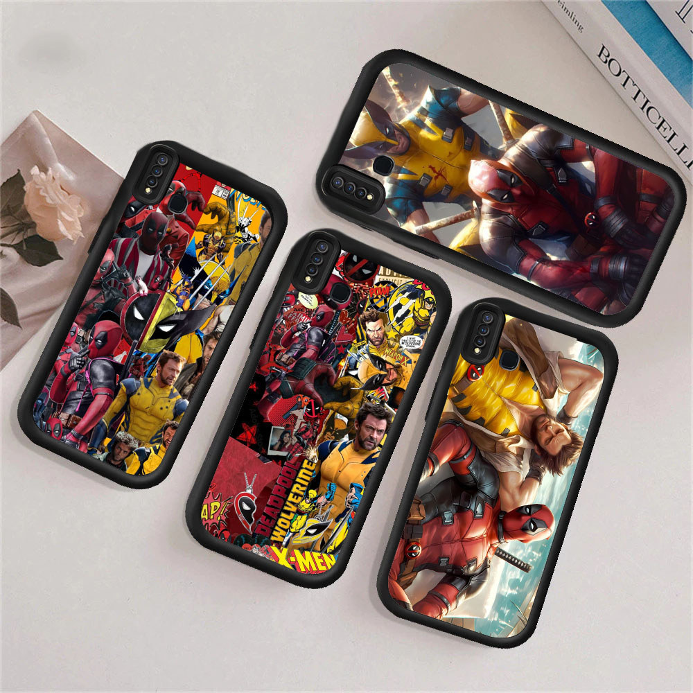 WB36 Deadpool Wolverine สําหรับ Hp ชุบ VIVO Y66 Y93 Y91C Y91 Y81s Y81 Y75 Y53s Y56 Y95 5G วัสดุ TPU