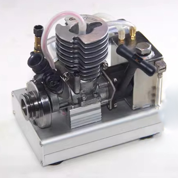 Fuel-Powered Engine Model Miniature Engine with Metal Flywheel 1200-13000 RPM RC Model Modification