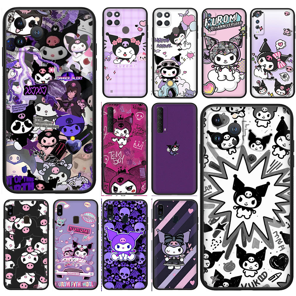 เคสTPUสําหรับHuawei P20 P20Pro P20Lite 2018 P20Lite 2019 P30 Lite P30Pro F519 Kuromi Soft Shellเคสโท