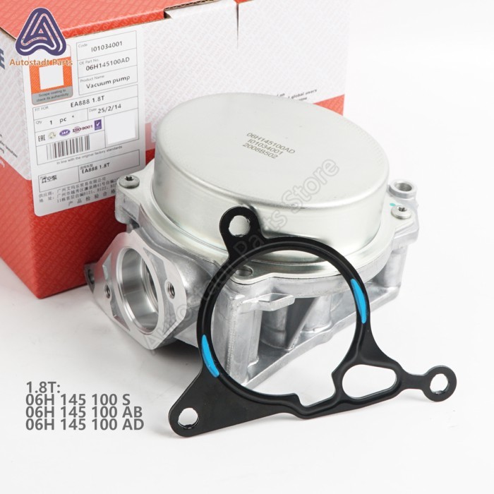 Brake Booster Vacuum Pump 06H145100AD 06H145100S 06J145100P 06J145100AB For Audi A4 A5 A6 A8 TT Q5
