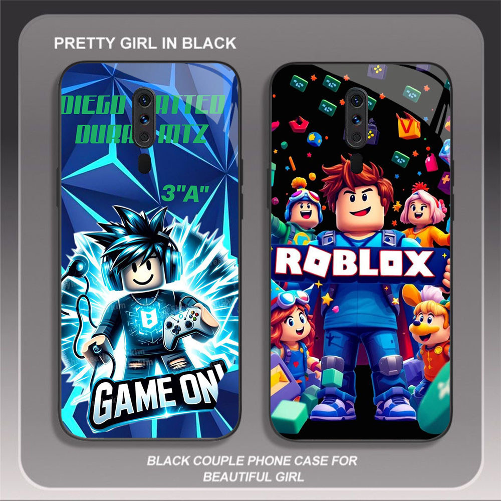 HW-26 ROBLOX BOYS แก้ว KACA สําหรับ OPPO Reno A9X A9 A5 2F F11 2Z 2019 2020 Pro