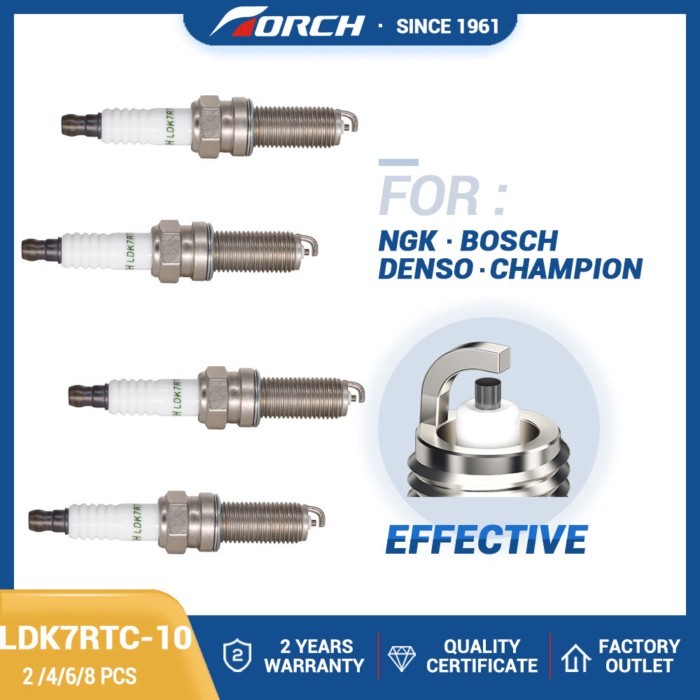 Torch LDK7RTC-10 Spark Plug BUJIA for Candle LKR6D-10E 96569 for Kia Picanto Morning Rio Hyundai Ac