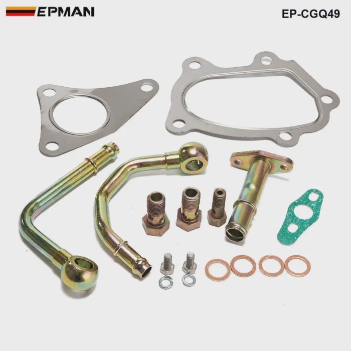 EPMAN Turbo Oil Water Gasket Line Kit For EJ20 EJ25 TD05H TD06H TD06SL2 Turbocharger EP-CGQ49