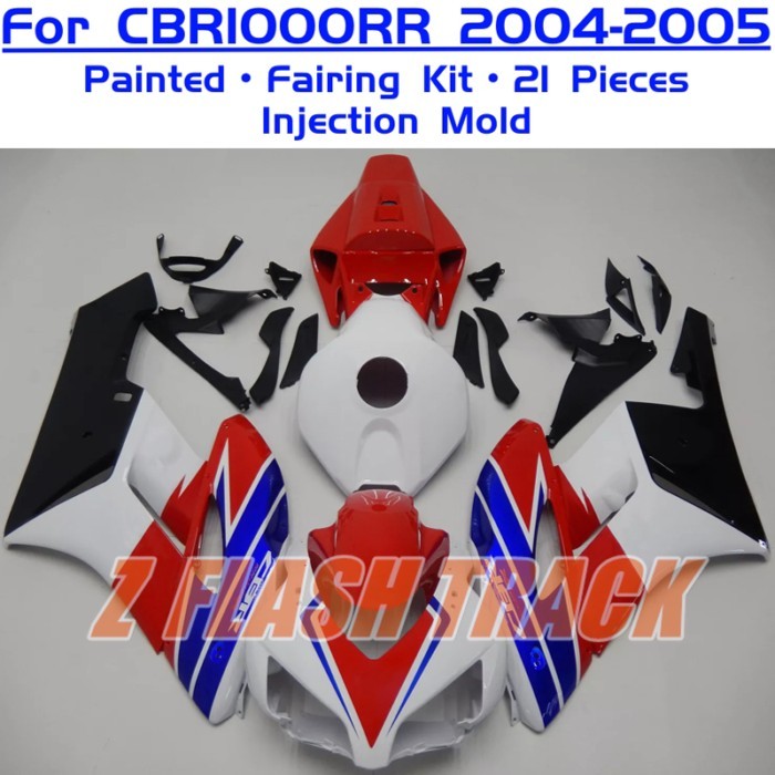 For Honda CBR1000RR CBR 1000RR 1000 CBR1000 RR 2004 2005 Cowl Plastic Body Fairing Kit Bodywork Inj