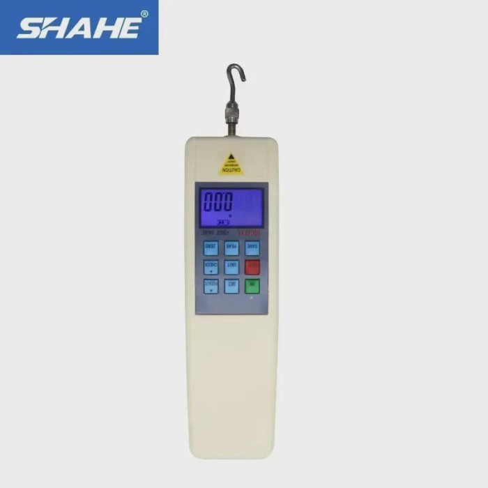 SHAHE Digital Push Pull Force Gauge 100N/200N/300N/500N Portable Dynamometer Force Tester Gauge Met