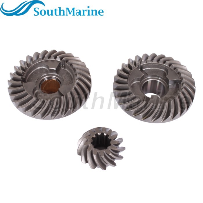 Boat Engine 3B2-64020-0 Pinion & 3B2-64010-0 Forward & 3B2-64030-0 Reverse Bevel Gear Set for Tohat