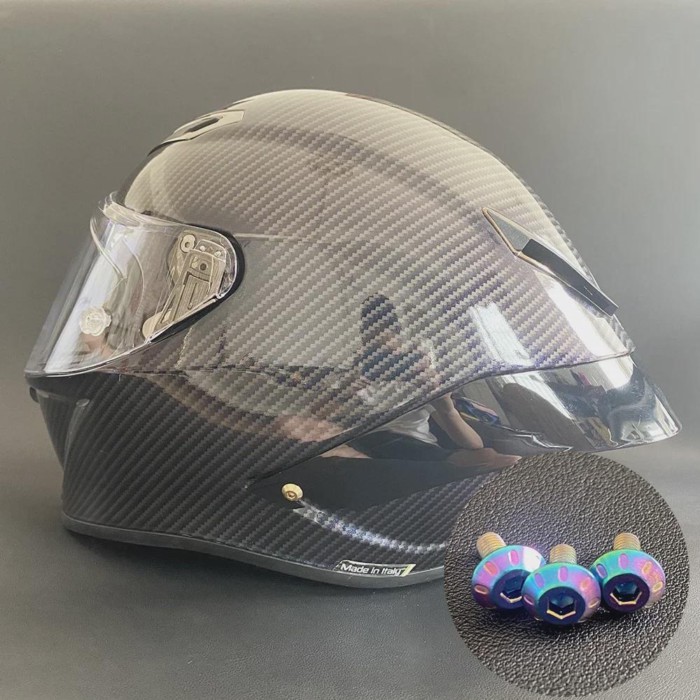 For AGV Pista GPRR GPR Corsa R helmet spoiler screw Accessories