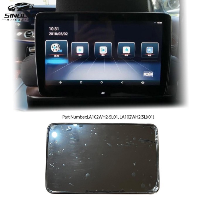 10.2" LCD Display LA102WH2-SL01 LA102WH2(SL)(01) For Mercedes W222 Top Rear Seat Entertainment Head