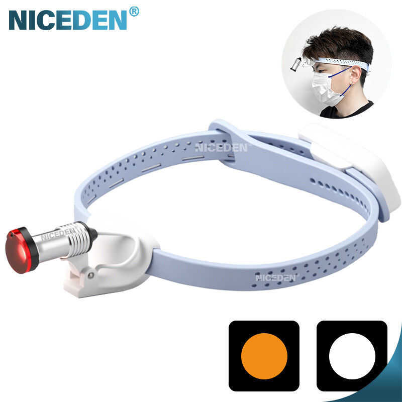 ❤ NICEDEN Medical 5W LED High-Brightness Headlight Surgical Dental Portable Head Lamp Cordless