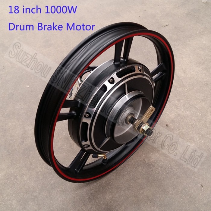 Customized 18inch e-bike motor 48V60v 72v1000watt /high speed brushless diy DC e-scooter motor