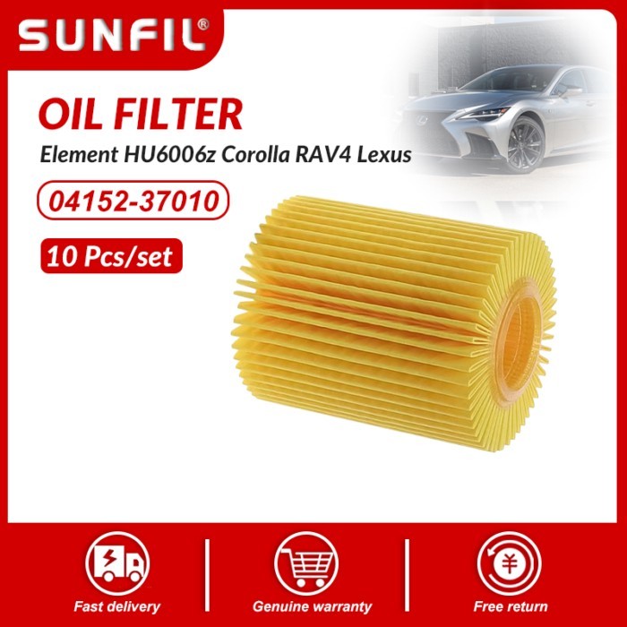 04152-YZZA6 04152-37010 Oil Filter for Toyota Corolla Prius Matrix Scion Lexus 1.8L