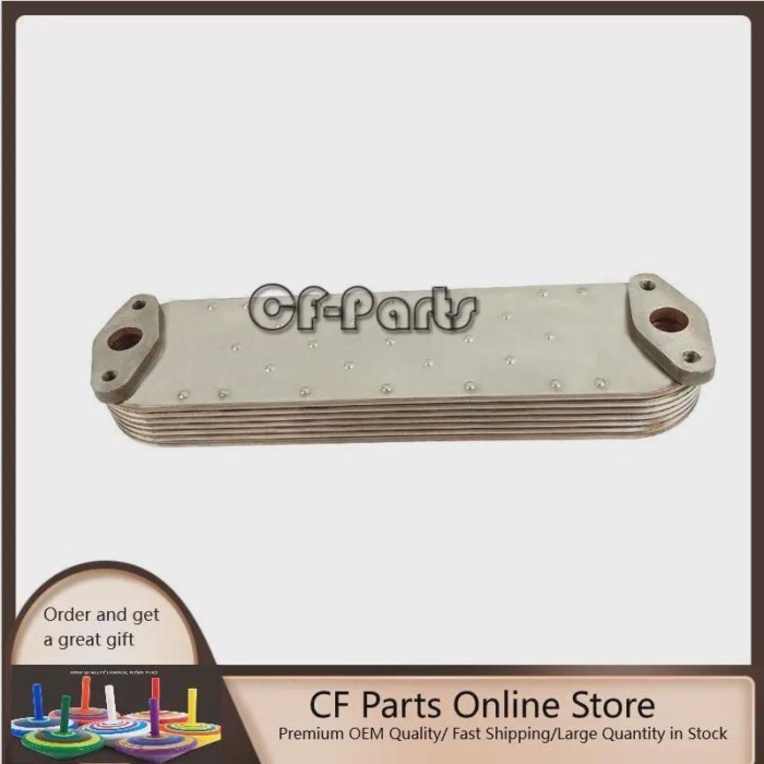 6P Oil Cooler 1-21723039-0 for Isuzu Engine 6SA1 6SD1 Hitachi Excavator EX300-2 EX300-3 EX300-5
