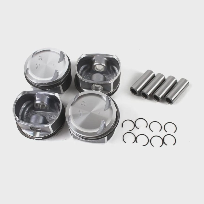 4pcs 2710302217 Pistons & Rings Set Φ82mm for 1.8L Mercedes-Benz W203 W204 A209 C200K M271 27103000