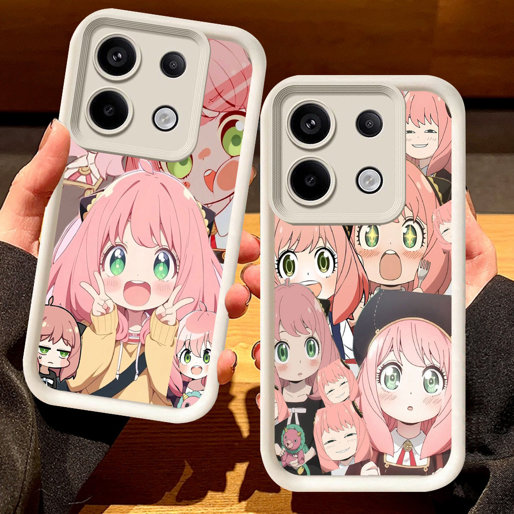 G-2 Spy x Family Casing สําหรับ Xiaomi POCO X6 NEO M6 Pro สีดําและสีขาว