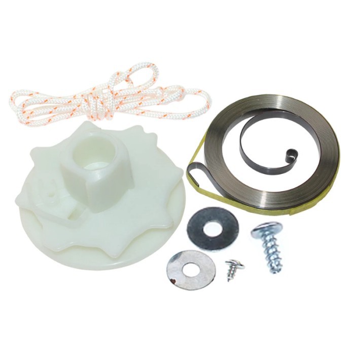 Recoil Spring Pulley Rope For Husqvarna 136 136LE 141 141LE Jonsered 2036 2040 CS2040 Partner P365