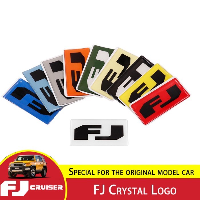 Automotive Interior Crystal Stickers For Toyota FJ Cruiser Gear Panel Decorative Stickers FJ Logo P