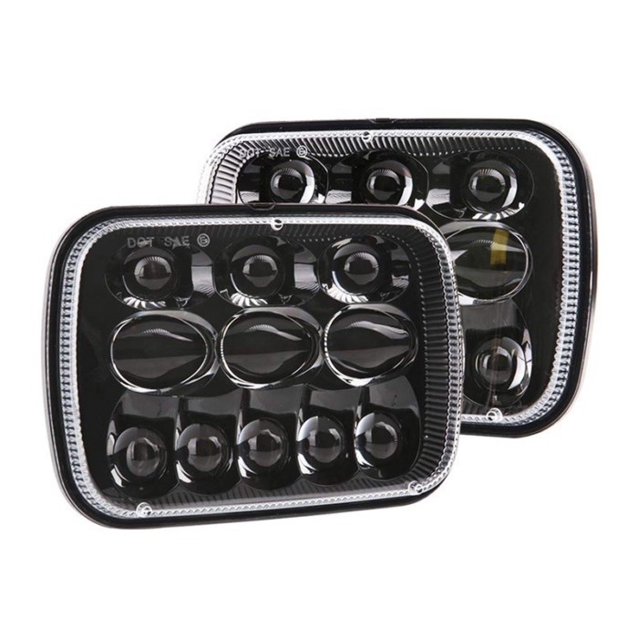 OVOVS Wholesale 5D Lens Headlight 5X7 inch Low Beam DRL Retangular Headlight 7x6 Inch LED Headlight