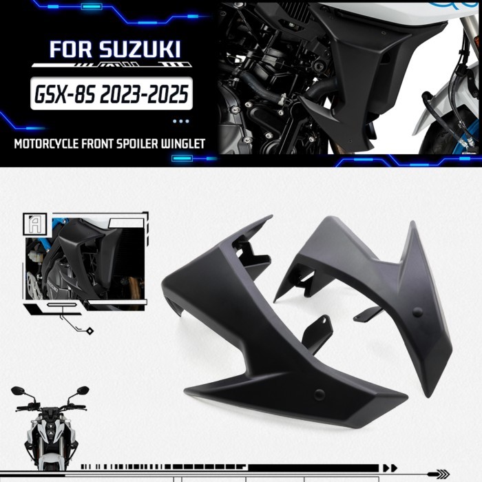Motorcycle Front Downforce Spoiler Winglet For SUZUKI GSX-8S GSX 8S GSX8S 2023-2025 Frontal Sport N