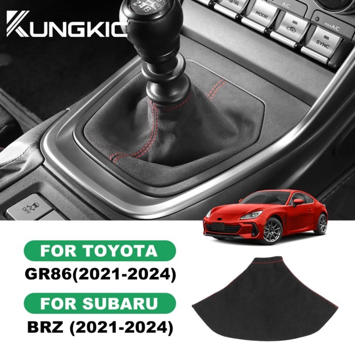 For Subaru BRZ ZD8 Toyota GR86 ZN8 2021 2022 2023 2024 Top Suede Car Manual Knob Gear Shift Boot RH