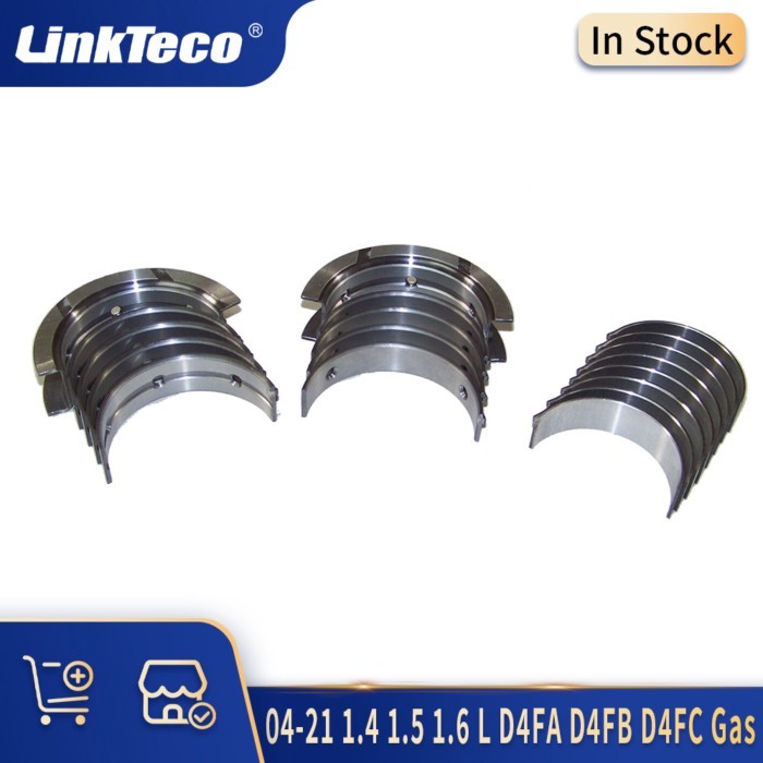 Auto Engine Parts Main & Con-rod Bearing Set Kit Fit 04-21 1.4 1.5 1.6 L Gas D4FA D4FB D4FC For HYU