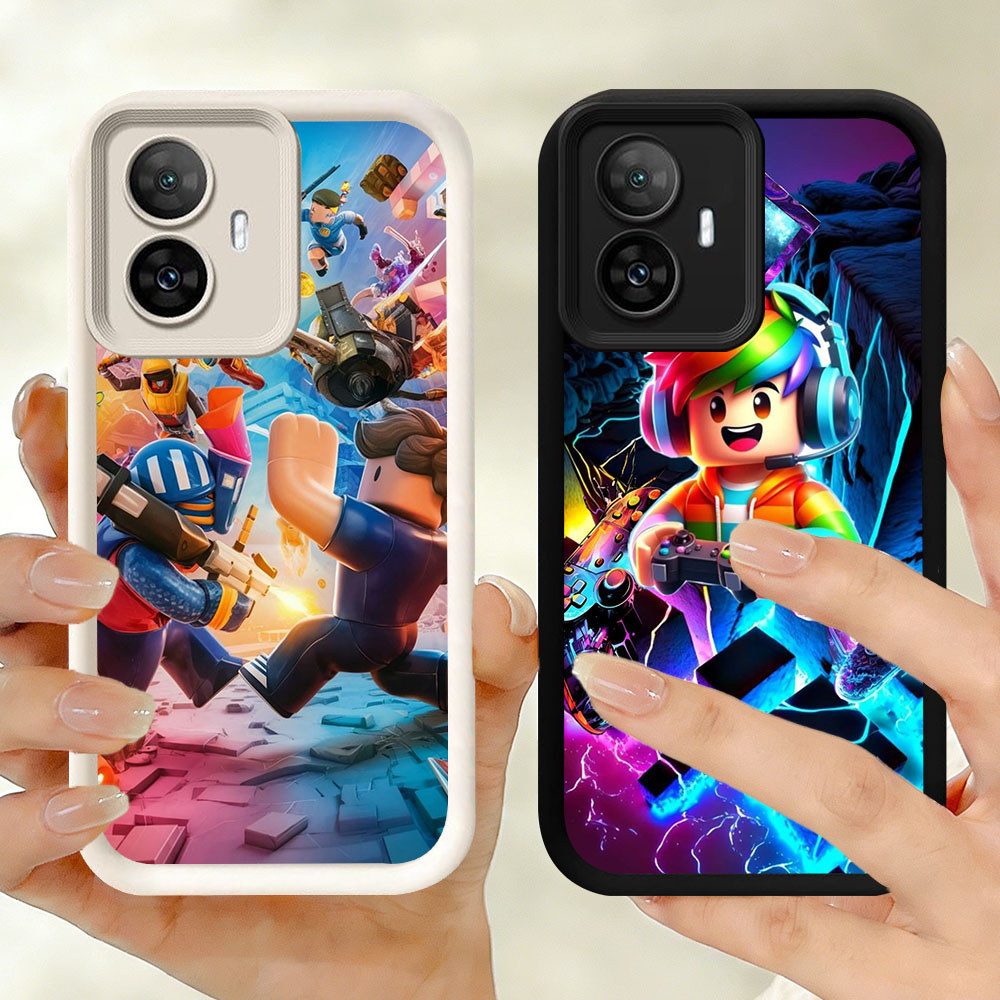 TT-23 Roblox เคสโทรศัพท์บาง Realme Narzo C33 C55 C67 Q3 V13 30 N55 14T 9i 5G 4G