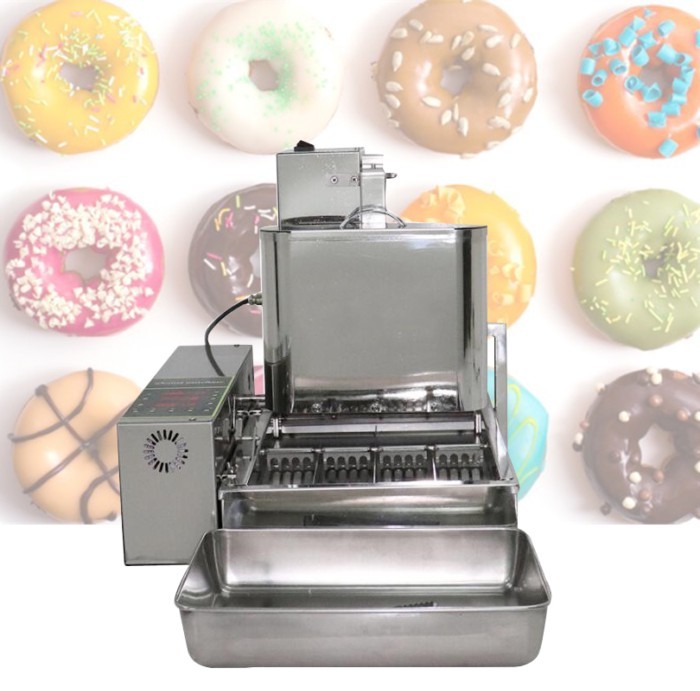 110V 220V  Desktop MINI Four-Row Donut Machine