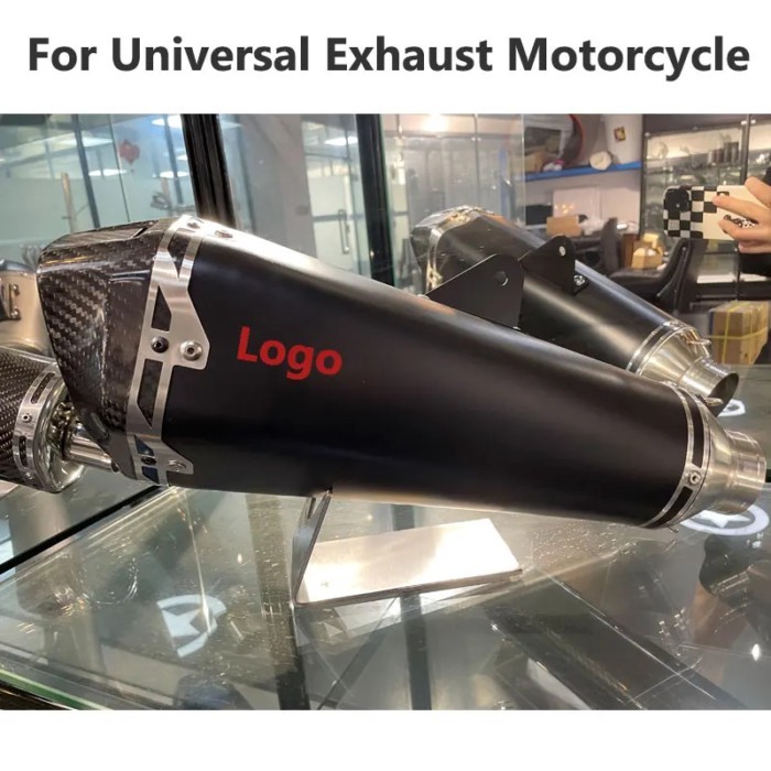 Motorcross Exhaust Tip Motorcycle Muffler Silencieux Moto Modified Racing Pitbike Pipe Systems For