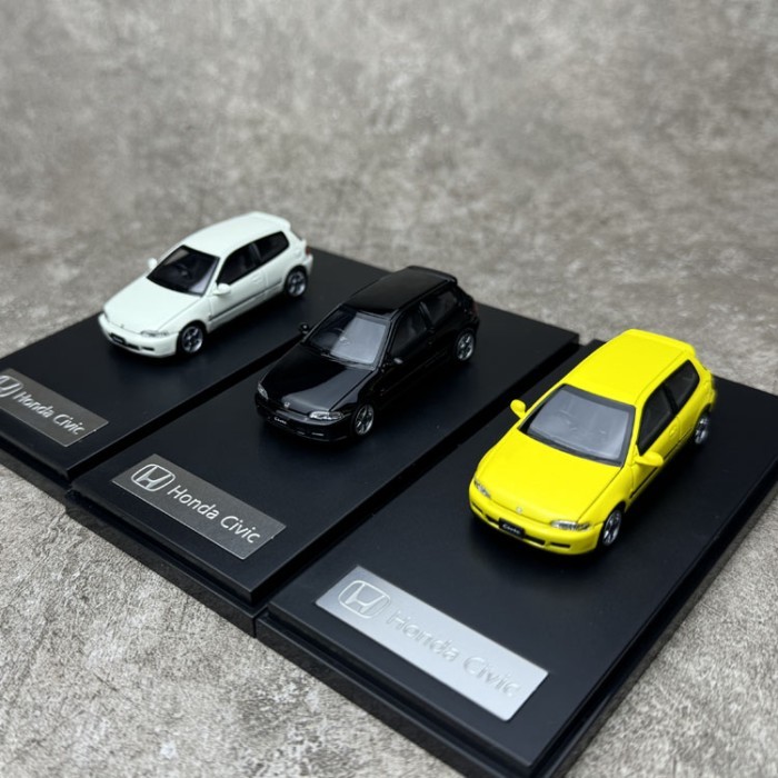 LCD 1: 64 Honda Civic Honda Civic SiR II (EG6) โมเดลรถอัลลอย