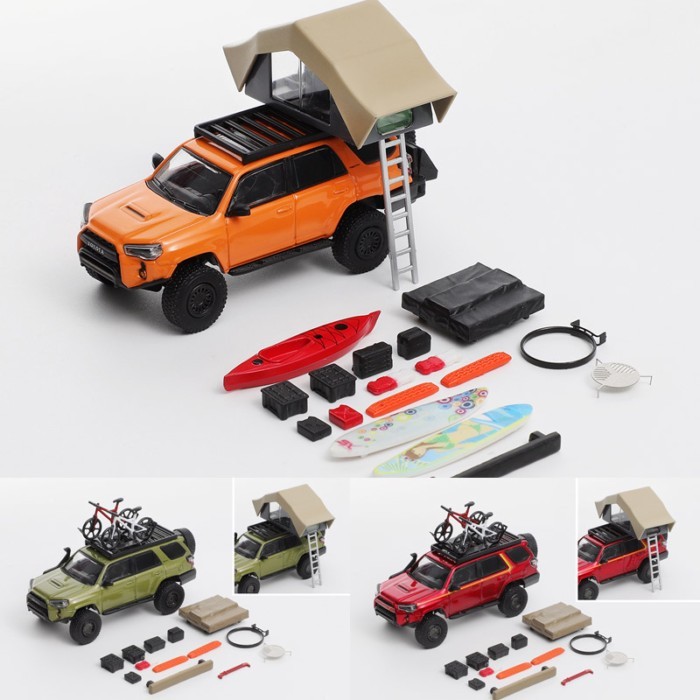 GCD 1: 64 Toyota Speedmaster Toyota 4 runner TRD PRO Lightly Modified Alloy Car Model