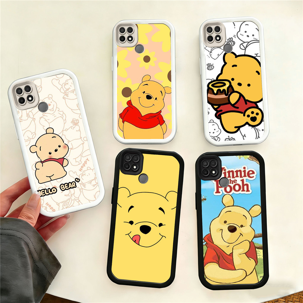 WA50 Winnie the Pooh Casing สําหรับ Hp ชุบ OPPO A5S A74 A57s A57 A57e A72 A7 A58 A76 2018 5G TPU วัส
