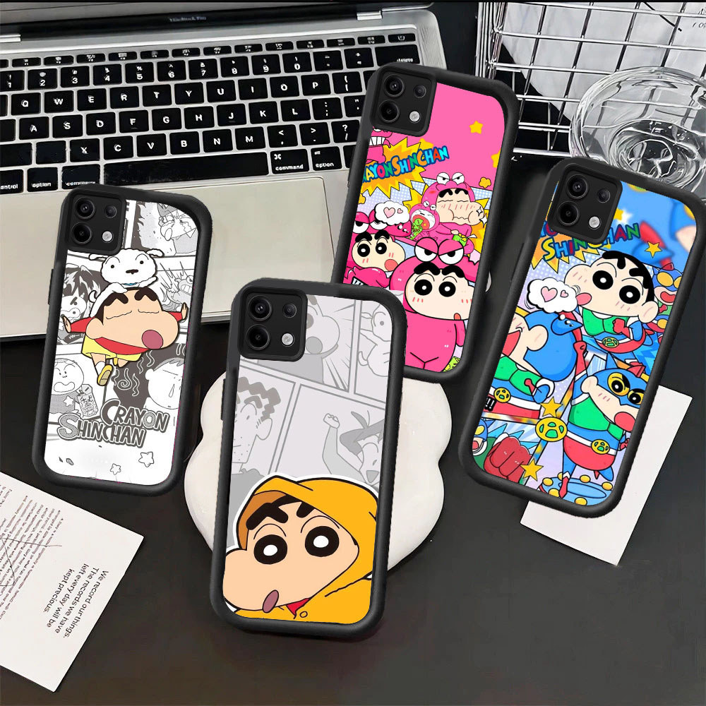 WB32 Crayon Shinchan สําหรับ Hp ชุบ Tecno ITEL Infinix Spark Pova POP Zero P55 RS4 30 5 A70 GO 8 7 2