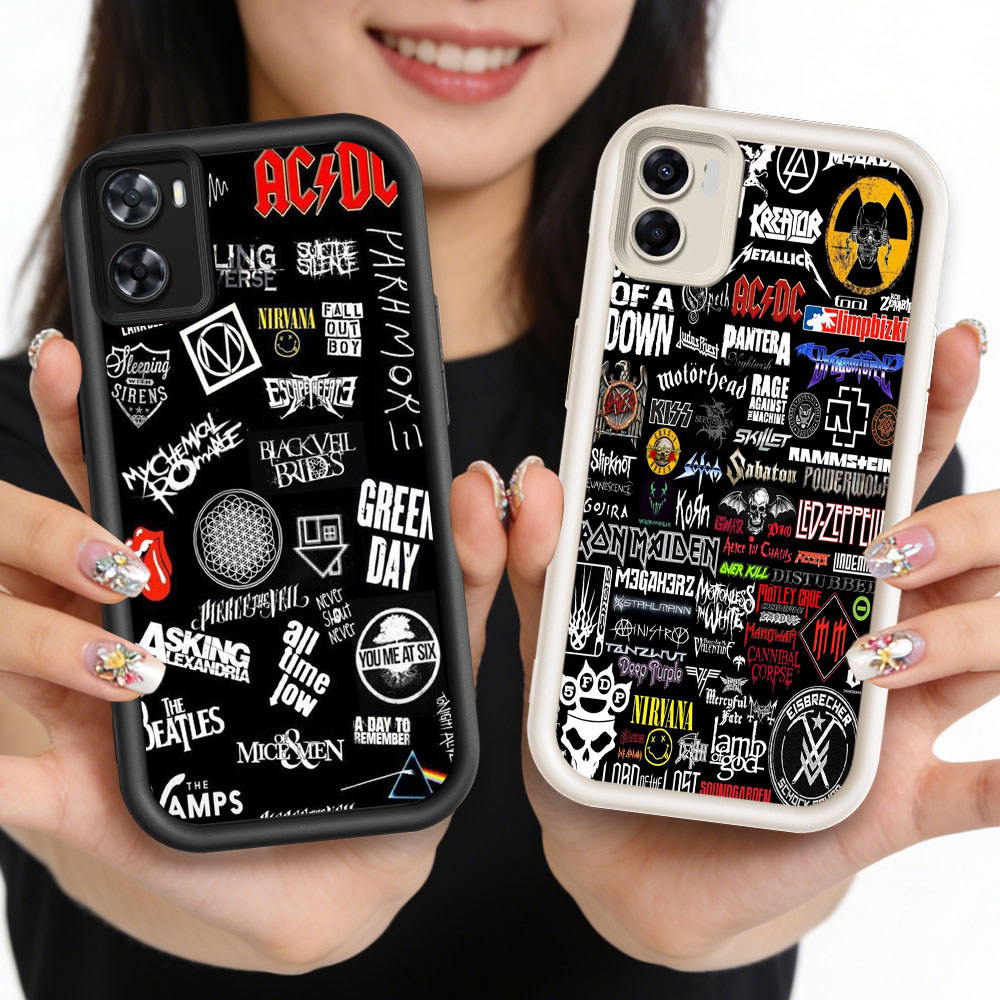 TT-77 Rock Band l เคสโทรศัพท์แบบบาง OPPO A96 A77s A57e A57s A77 A36 A57 A76 4G